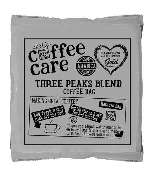 Three Peaks Blend Single Portion Coffee Bags