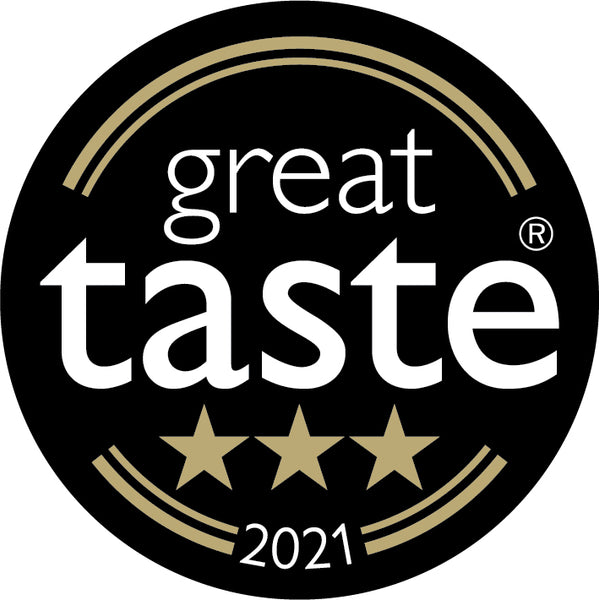 3 star 2021 great taste award logo