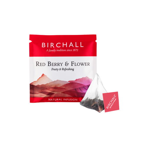 Birchall Red Berry & Flower Prism Enveloped Tea