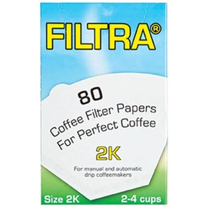 These 2k high quality biodegradable Filtropa cone filter papers are compatible with all popular types of domestic coffee drip machines. 