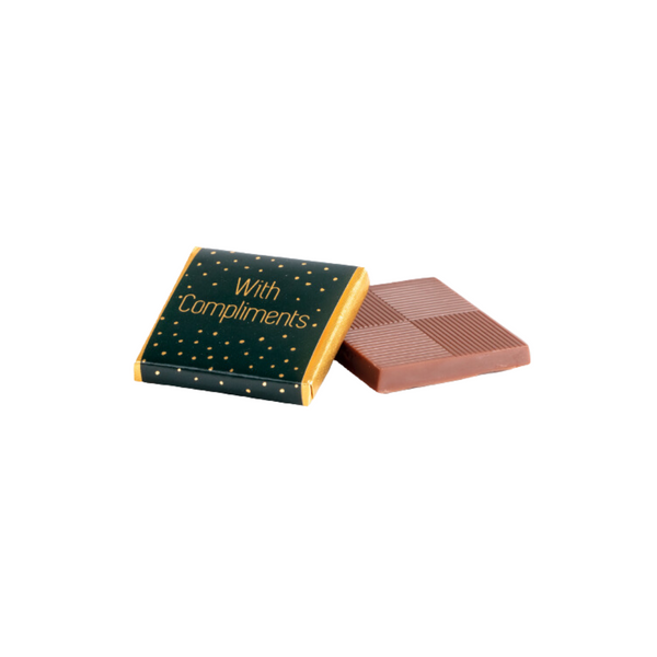 'With Compliments' Neapolitan Foil & Band Chocolates