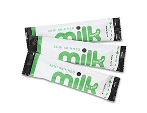 3 lakeland semi skimmed milk in a sticks. White portion sticks with tear section for easy opening