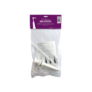 Clear plastic bag with white plastic 10ml MONIN syrup pump for 70cl MONIN Syrup bottle